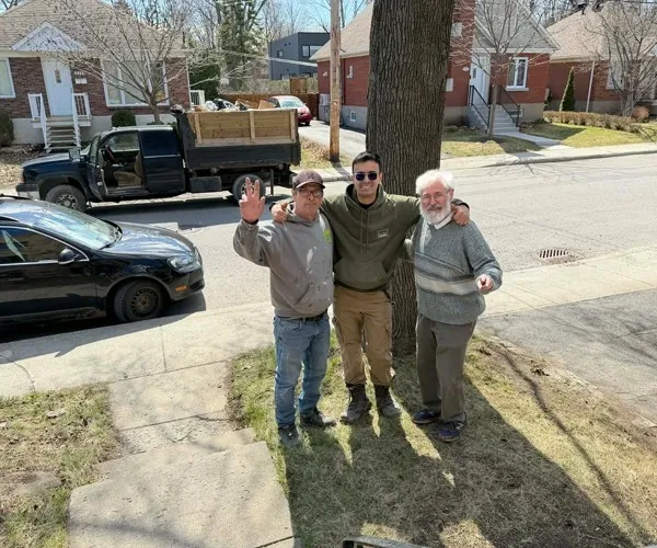 jobsite of junk removal montreal