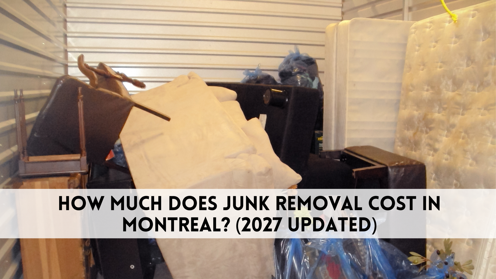 How much does junk removal cost